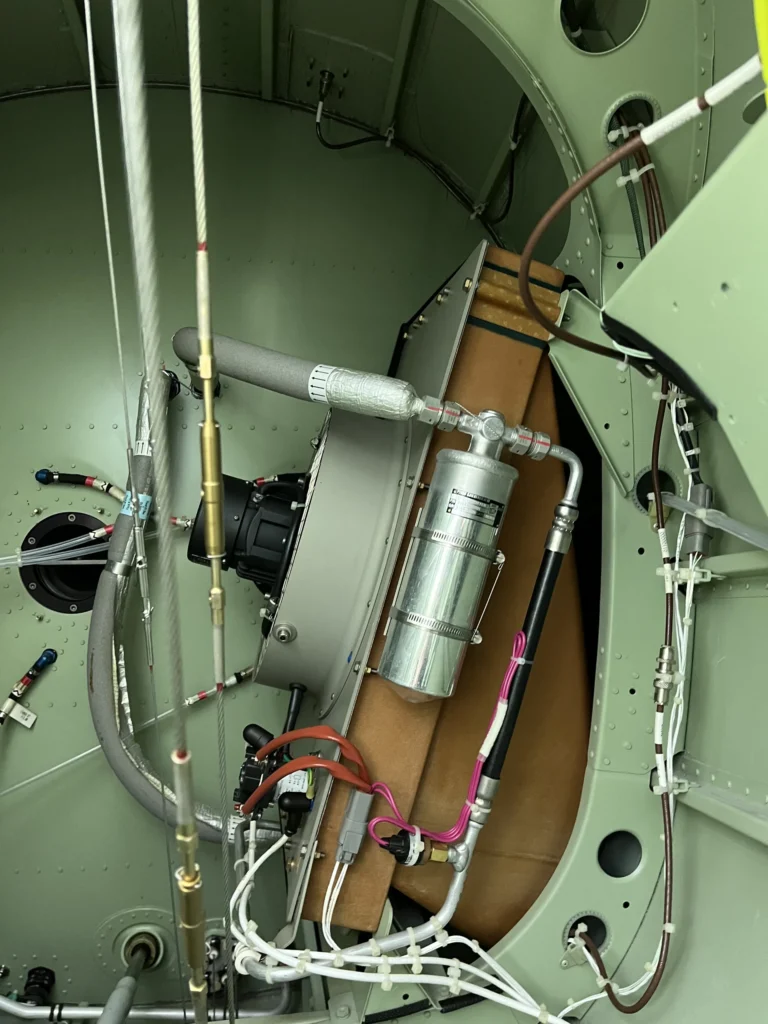 The condenser module of the TBM environmental system.