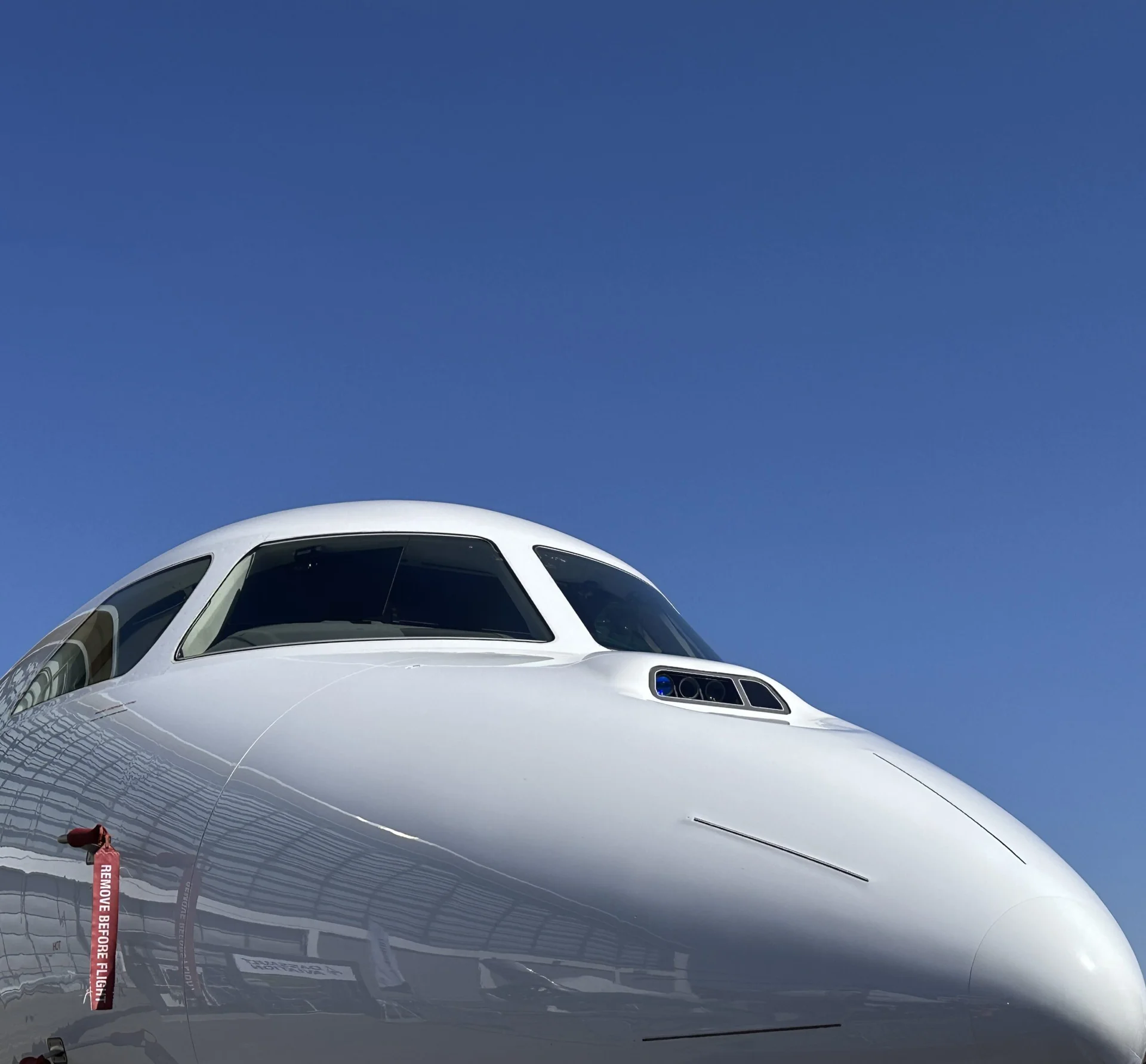 A Dassault Falcon 8X at AERO Friedrichshafen.